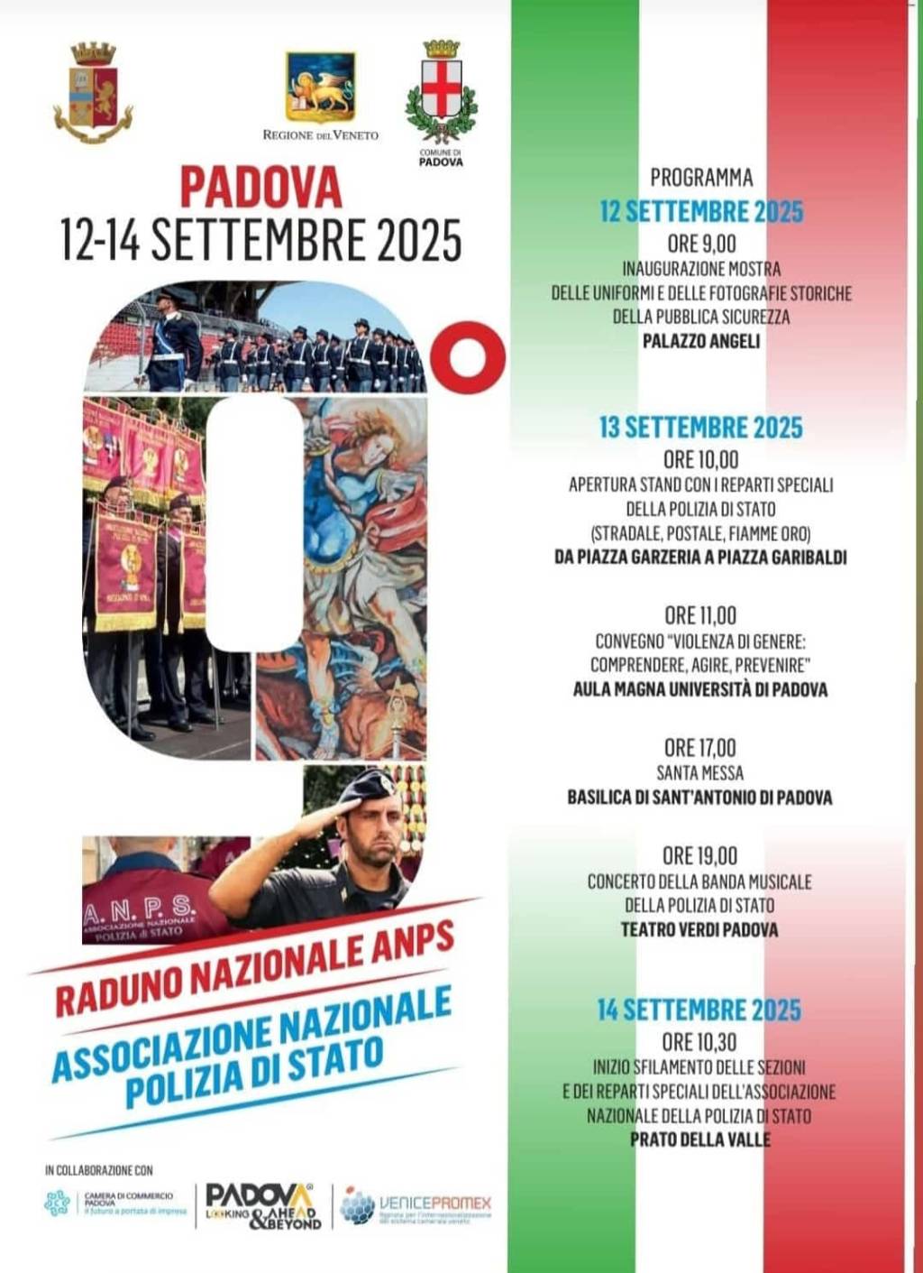 Raduno Nazionale Anps di Padova. La sezione di Peschiera presente alla sfilata di domenica 14&nbsp;settembre