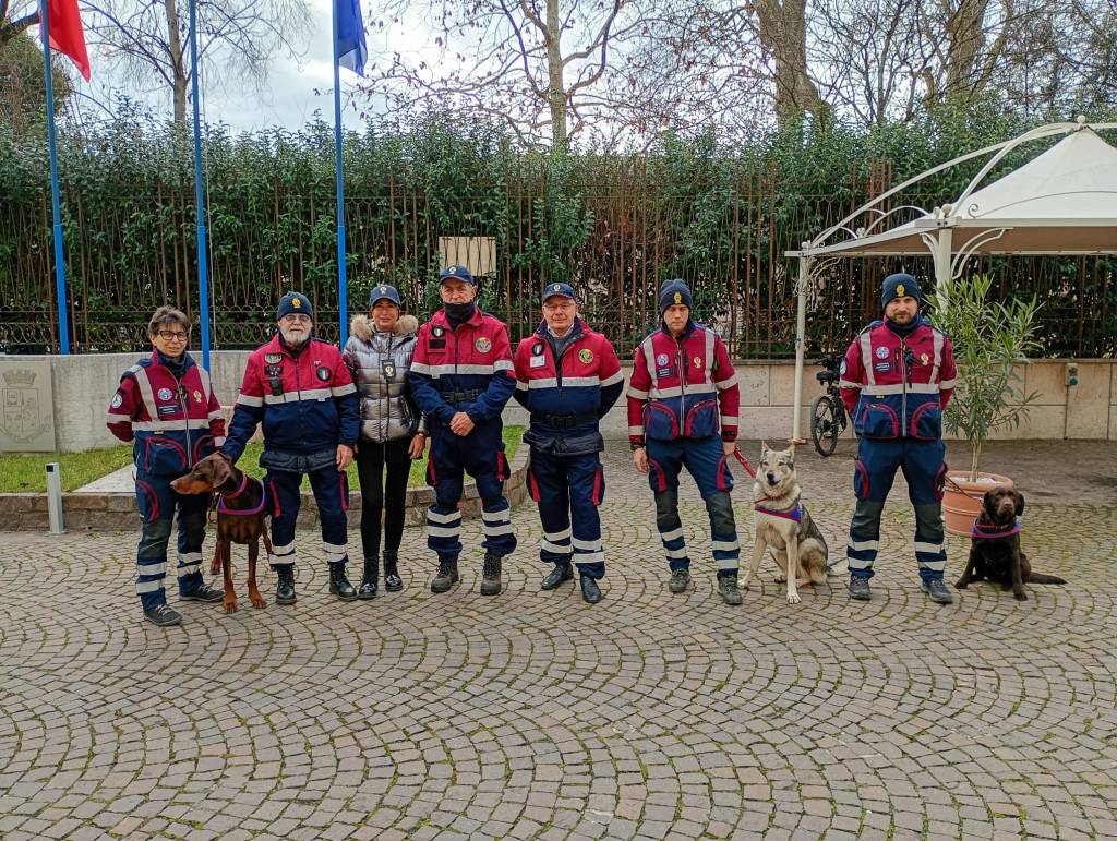Cinofili del gruppo OdV-Anps a Peschiera il 31 gennaio e primo&nbsp;febbraio