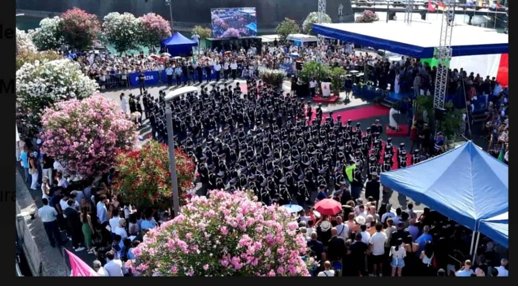 Giuramento 2026 allievi agenti della Polizia di Stato a Peschiera del Garda. Protezione civile dell’Anps in prima&nbsp;linea